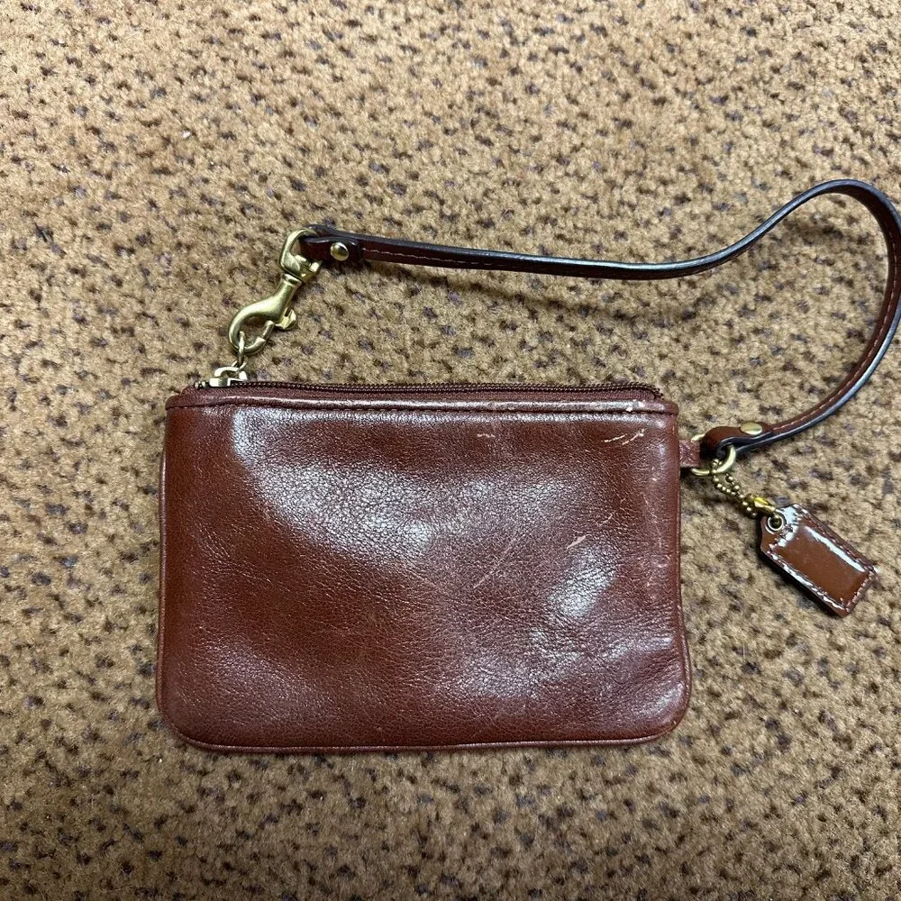 Coach Leather Wristlet - Picture 2 of 3